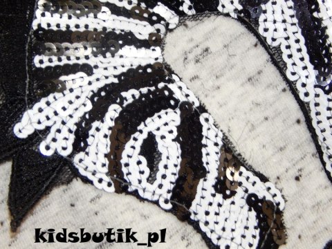 DIZAJN - extra sukienka dresowa Zebra DIZAJN - extra sukienka dresowa Zebra