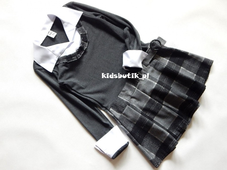 Elegancka sukienka wizytowa 3w1 grafit Elegancka sukienka wizytowa 3w1 grafit
