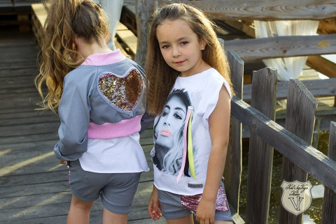 3 piece set Denim with magical Sequins 3 piece set Denim with magical Sequins