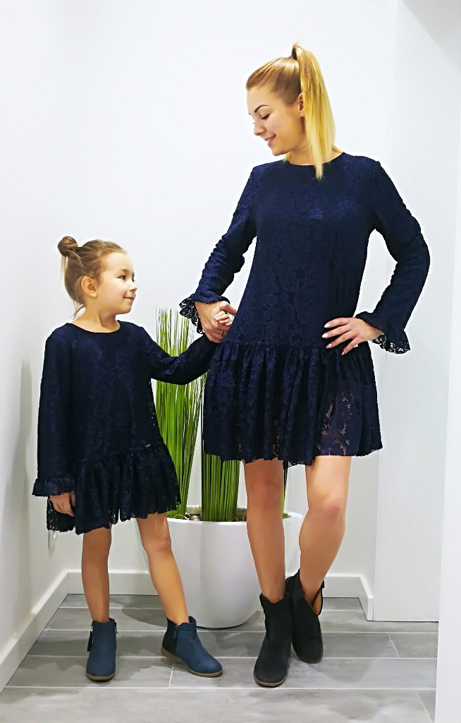 VOGA ELEGANCE - zestaw koronkowych sukienek MAMA & CÓRKA VOGA ELEGANCE - zestaw koronkowych sukienek MAMA & CÓRKA