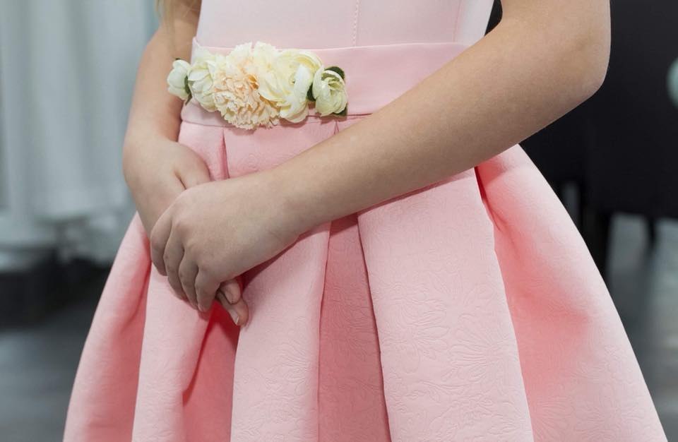Elegancka, rozkloszowana sukienka Tosia z bolerkiem (róż) Elegancka, rozkloszowana sukienka Tosia z bolerkiem (róż)