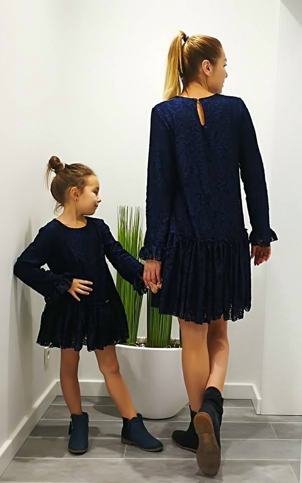 VOGA ELEGANCE - zestaw koronkowych sukienek MAMA & CÓRKA VOGA ELEGANCE - zestaw koronkowych sukienek MAMA & CÓRKA