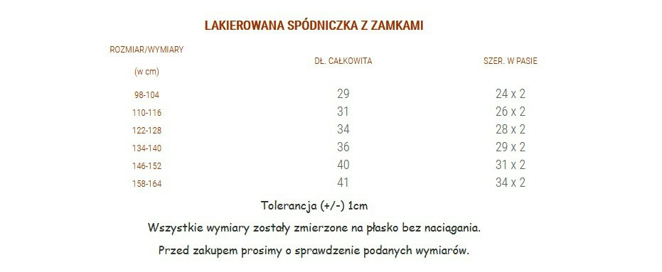 ITALIA - Lakierowana spódniczka z zamkami ITALIA - Lakierowana spódniczka z zamkami