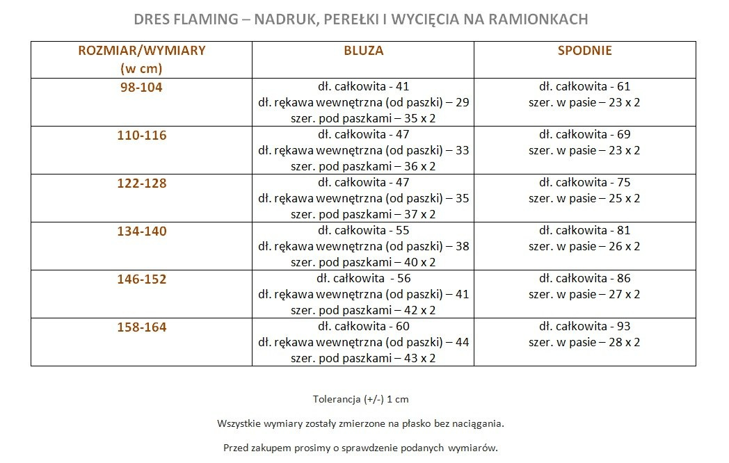 Komplet FLAMING - nadruk, perełki i wycięcia na ramionkach (j.róż) Komplet FLAMING - nadruk, perełki i wycięcia na ramionkach (j.róż)