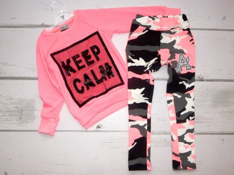 Komplet moro KEEP CALM bluza i spodnie Komplet moro KEEP CALM bluza i spodnie