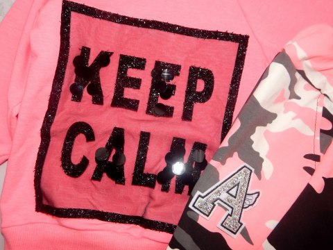 Komplet moro KEEP CALM bluza i spodnie Komplet moro KEEP CALM bluza i spodnie