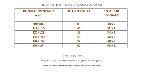 Koszulka polo z naszywkami Koszulka polo z naszywkami