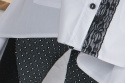 Koszulo tunika z koronką i aplikacją na plecach