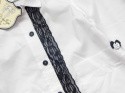 Koszulo tunika z koronką i aplikacją na plecach