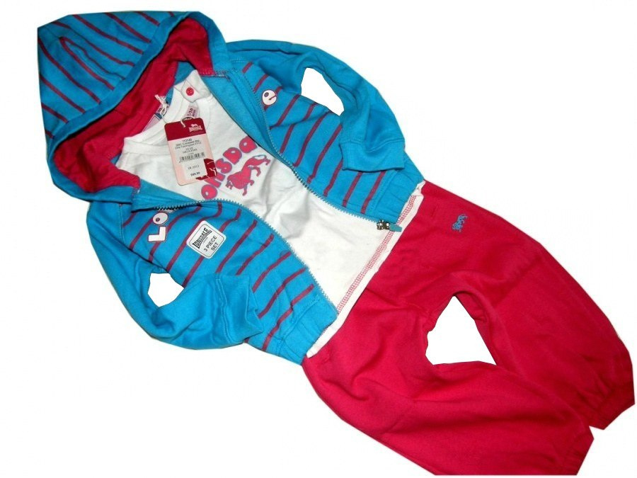 LONSDALE 3 el dres Baby Jogger Londyn, błękit i róż LONSDALE 3 el dres Baby Jogger Londyn, błękit i róż