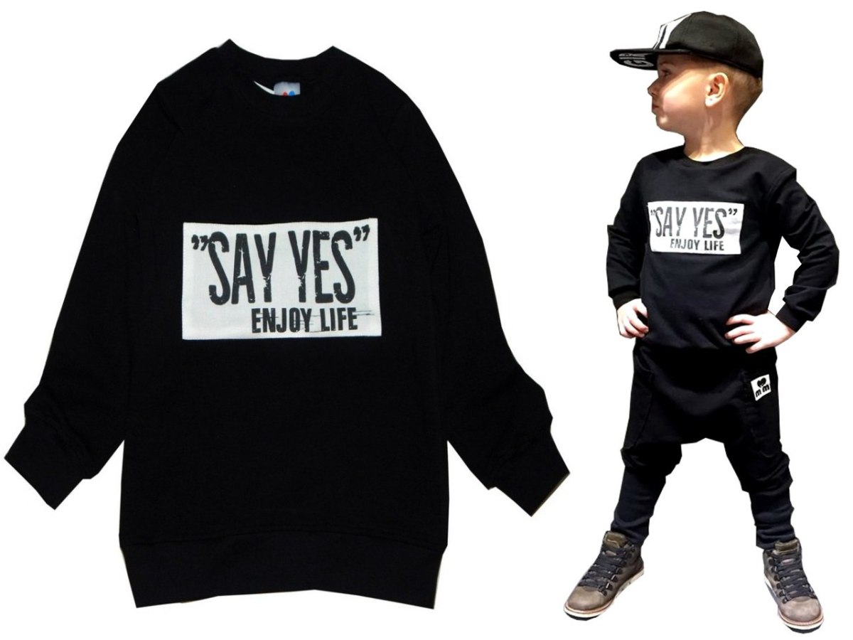 Bluza SAY YES ENJOY LIFE z nadrukiem Bluza SAY YES ENJOY LIFE z nadrukiem