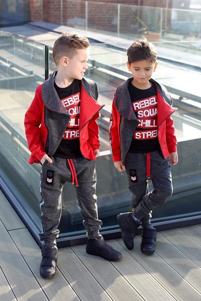 Red Sweatshirt REBEL with Red Sweatshirt REBEL with