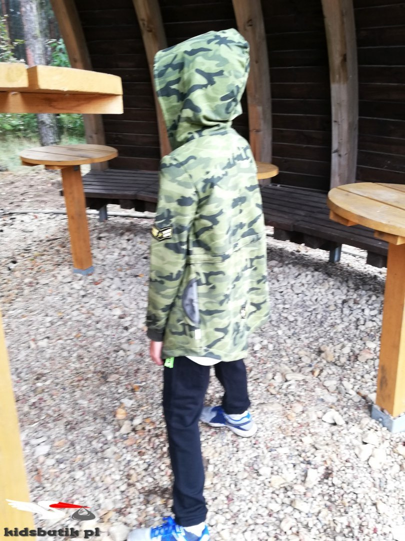 Long PARKA MORO with patches Long PARKA MORO with patches