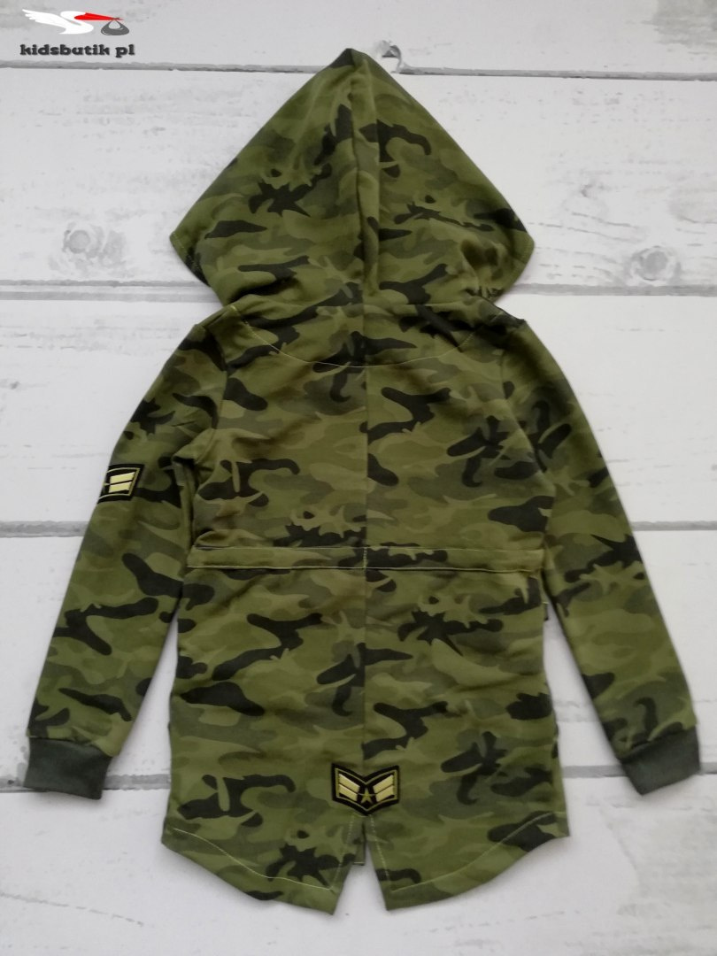Long PARKA MORO with patches Long PARKA MORO with patches