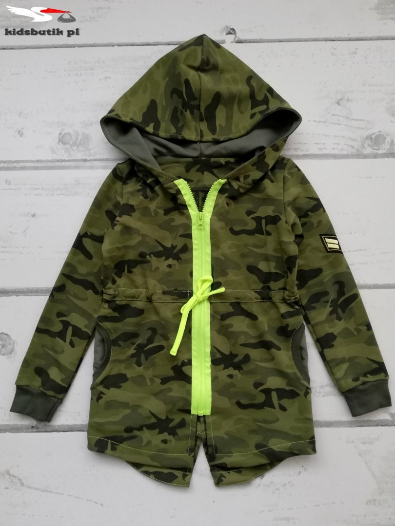 Long PARKA MORO with patches Long PARKA MORO with patches