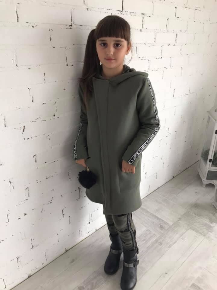 Long sweater coat a la OLIVIA with ties Long sweater coat a la OLIVIA with ties