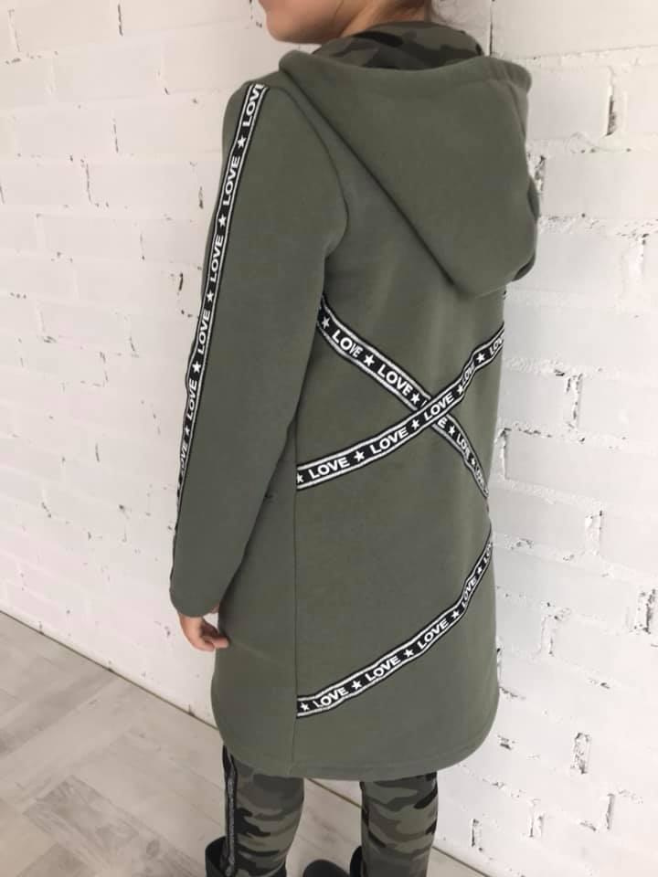 Long sweater coat a la OLIVIA with ties Long sweater coat a la OLIVIA with ties