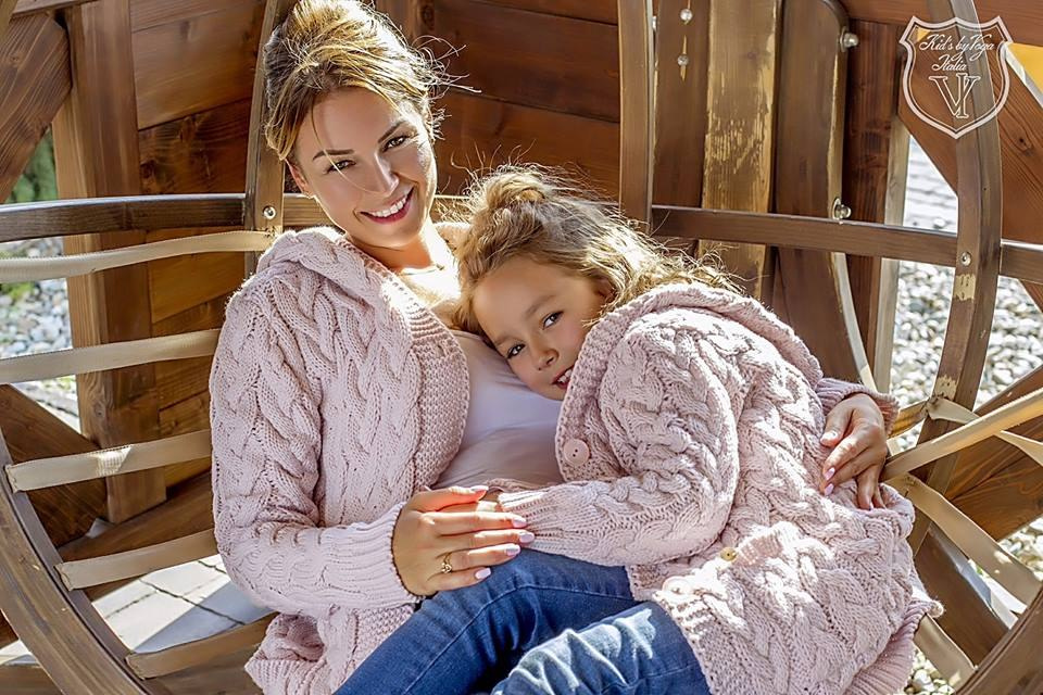 Long jumper/Cardigan with hood Daughter Long jumper/Cardigan with hood Daughter