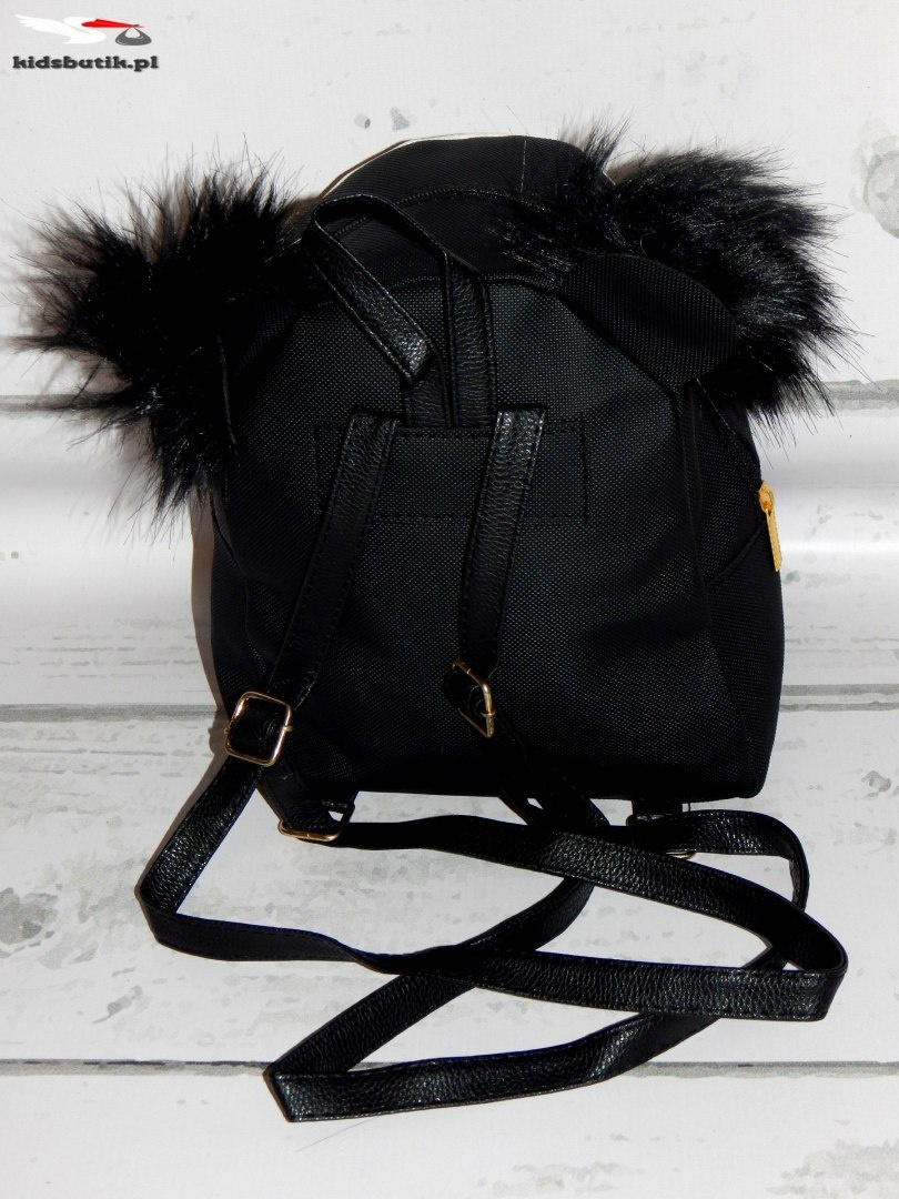 Minnie Mouse backpack - double-sided sequins and furry ears Minnie Mouse backpack - double-sided sequins and furry ears