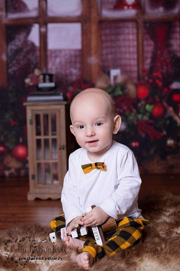 Sports and elegant set with a bow tie, son Sports and elegant set with a bow tie, son