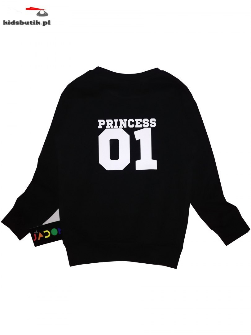 Sweatshirt PRINCESS 01 for DAUGHTERS black Sweatshirt PRINCESS 01 for DAUGHTERS black