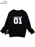Bluza PRINCESS 01 dla CÓRKI czarna
