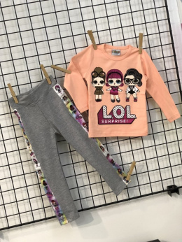Set Lol Surprise blouse and leggings with lampasem