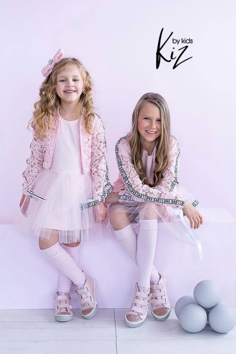 Set of VIKI: lace jacket and dress with tulle and tapes Set of VIKI: lace jacket and dress with tulle and tapes