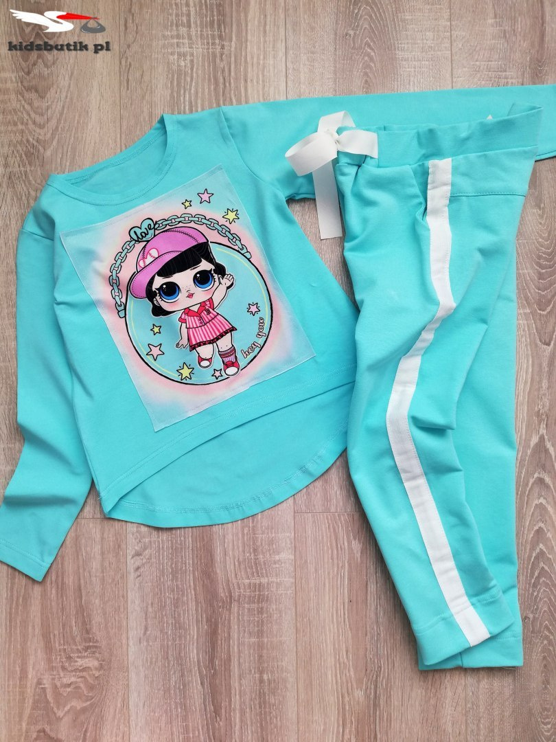 Sports and elegant pants with bow and side stripes-Mint Sports and elegant pants with bow and side stripes-Mint