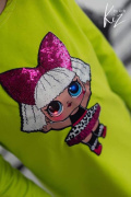 Tunic TINA Glowing LOL and strip-lime Tunic TINA Glowing LOL and strip-lime