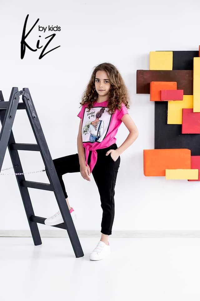 Blouse MARIE BEAUTIFUL DAY with a screen for daughter-amaranth Blouse MARIE BEAUTIFUL DAY with a screen for daughter-amaranth