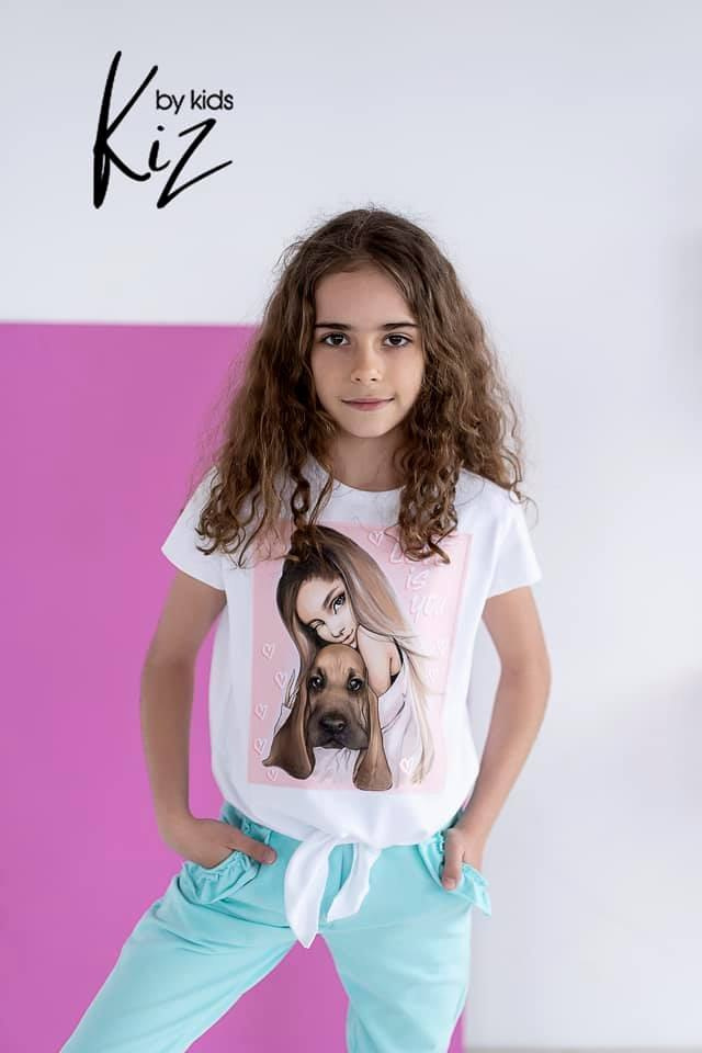 MARIE blouse with screen and tied for daughter from collection mom and daughter - white MARIE blouse with screen and tied for daughter from collection mom and daughter - white
