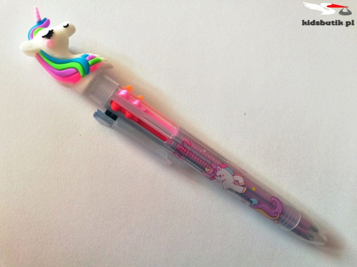Pen multi-coloured UNICORN multicolor 6 colors-with blue Pen multi-coloured UNICORN multicolor 6 colors-with blue