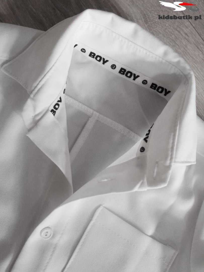 Elegant, smooth, white shirt with long sleeves Elegant, smooth, white shirt with long sleeves