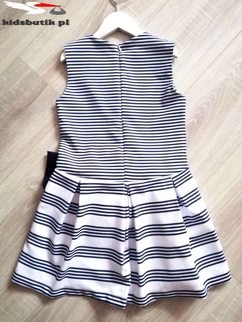 Elegant STRIPED dress with fancy bow Elegant STRIPED dress with fancy bow