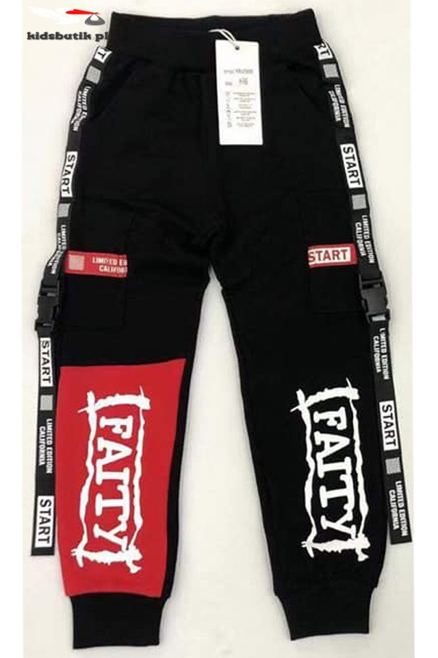 FAITY sweatpants with print and detachable straps FAITY sweatpants with print and detachable straps