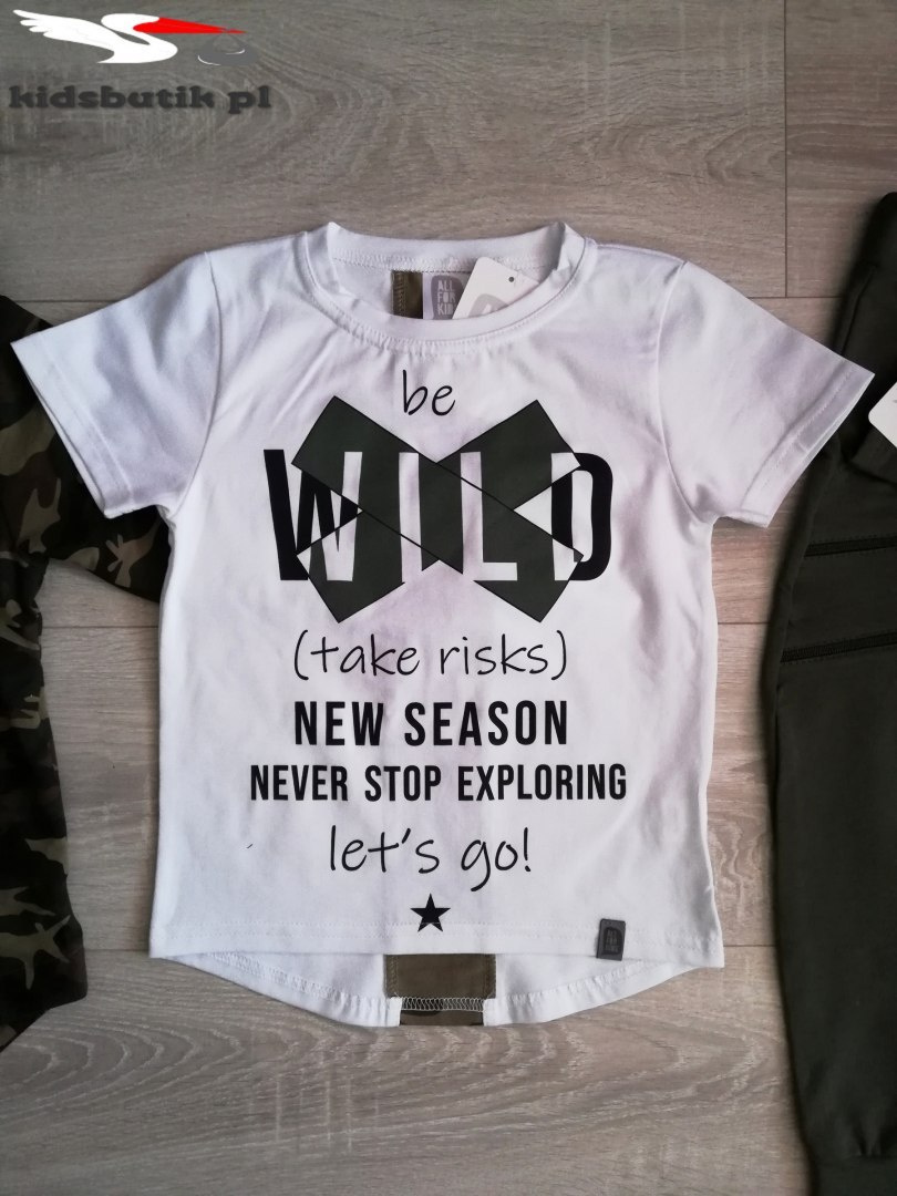 T-shirt White BE WILD T-shirt White BE WILD