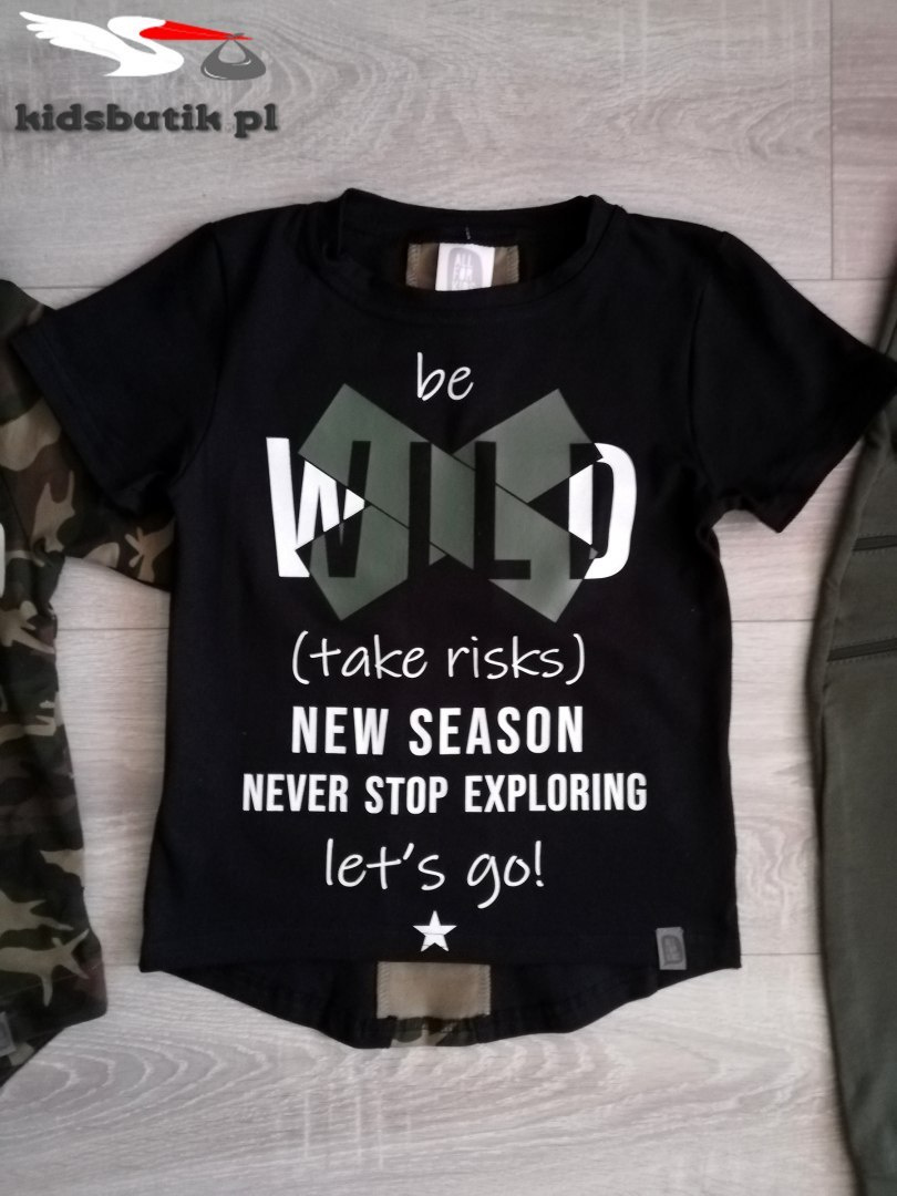 T-shirt White BE WILD T-shirt White BE WILD