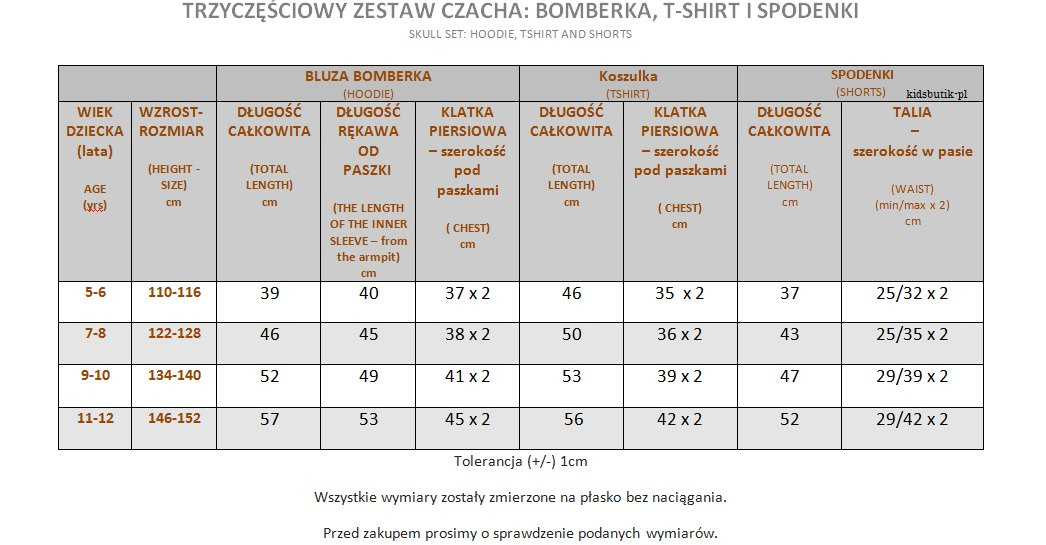 SKULL set: Bomber Tshirt and shorts SKULL set: Bomber Tshirt and shorts