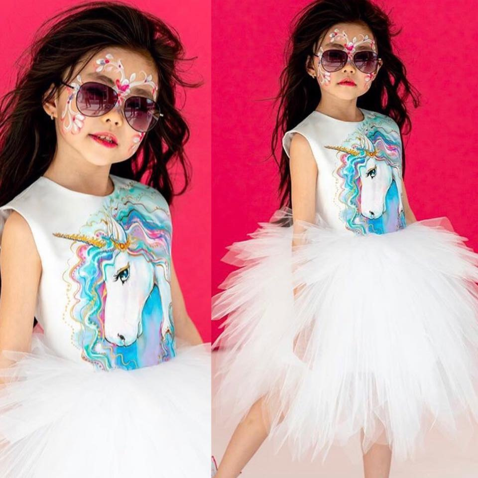 Ball-and-ball UNICORN dress with tulle Ball-and-ball UNICORN dress with tulle