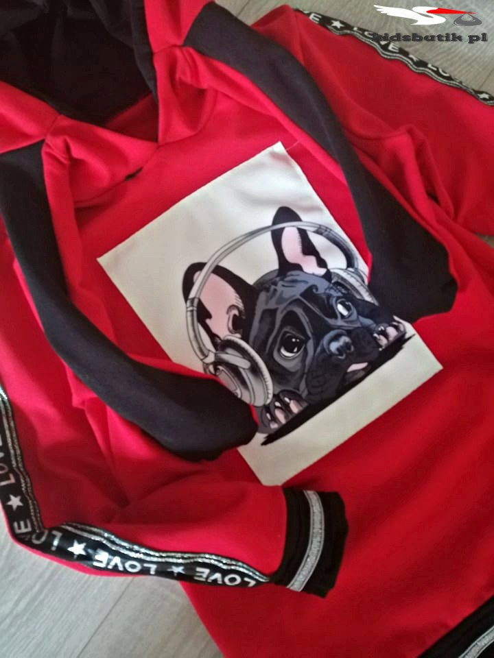 Sweatshirt Mobile Ears-red Sweatshirt Mobile Ears-red