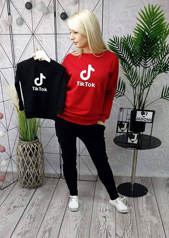 TIK TOK sweatshirt - black TIK TOK sweatshirt - black