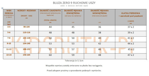Sweatshirt ZERO 9 movable ears-grey Sweatshirt ZERO 9 movable ears-grey