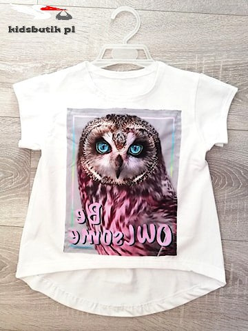 Owl blouse with decorative panel Owl blouse with decorative panel