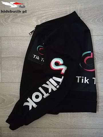 Bomber tracksuit with TIK TOK panels Bomber tracksuit with TIK TOK panels