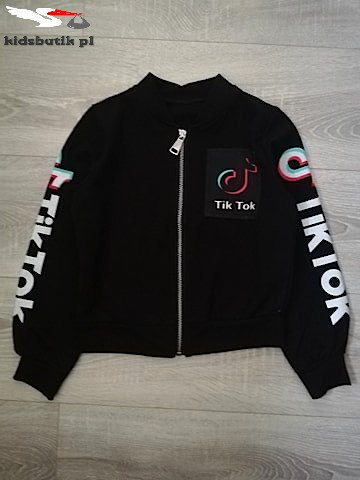 Bomber tracksuit with TIK TOK panels Bomber tracksuit with TIK TOK panels