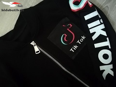 Bomber tracksuit with TIK TOK panels Bomber tracksuit with TIK TOK panels