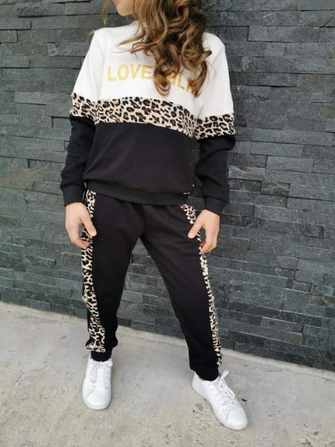 Dres LOVE MILK with leopard print Dres LOVE MILK with leopard print