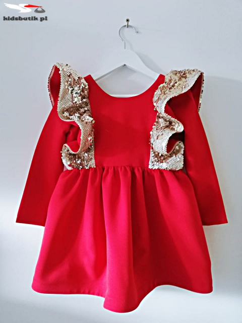 Elegant ANGEL dress with magic sequins wings Elegant ANGEL dress with magic sequins wings