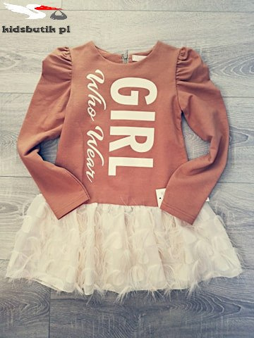 Caramel GIRL dress with tassels Caramel GIRL dress with tassels